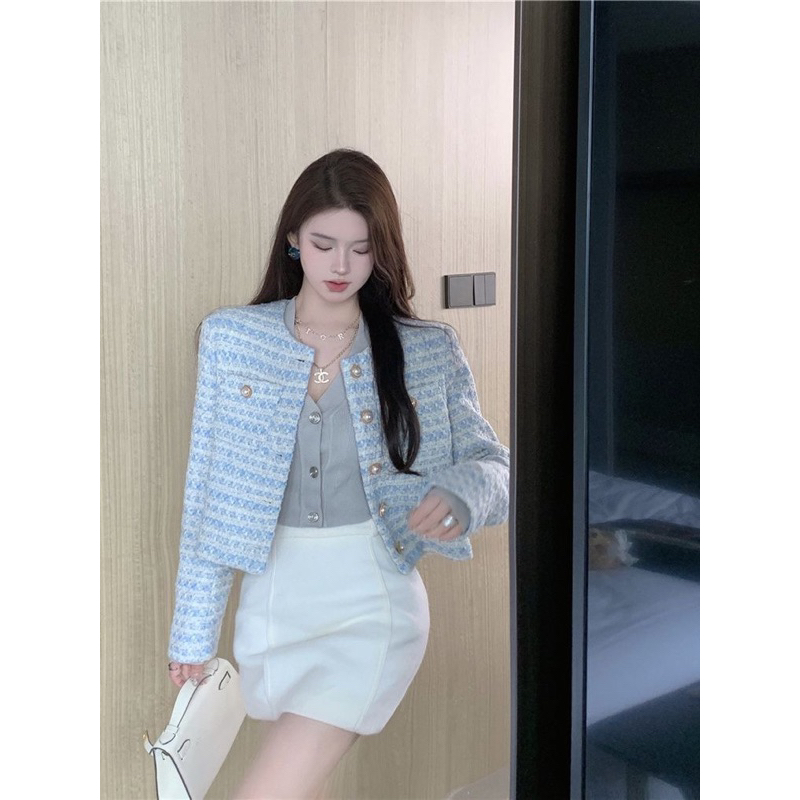 Áo Dạ Tweed Hai Lớp Dày Dặn M1