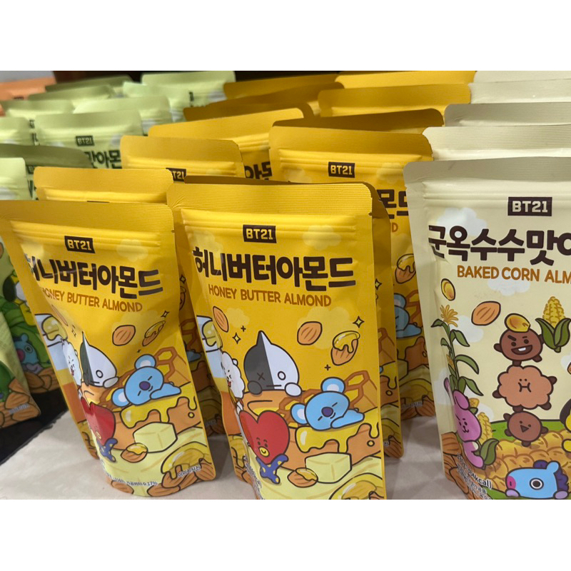 HẠT HẠNH NHÂN TẨM VỊ HÀN QUỐC 30g  BT21