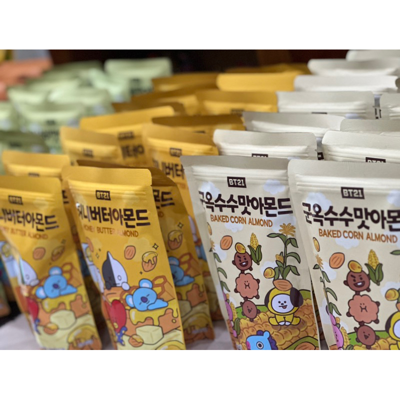 HẠT HẠNH NHÂN TẨM VỊ HÀN QUỐC 30g  BT21