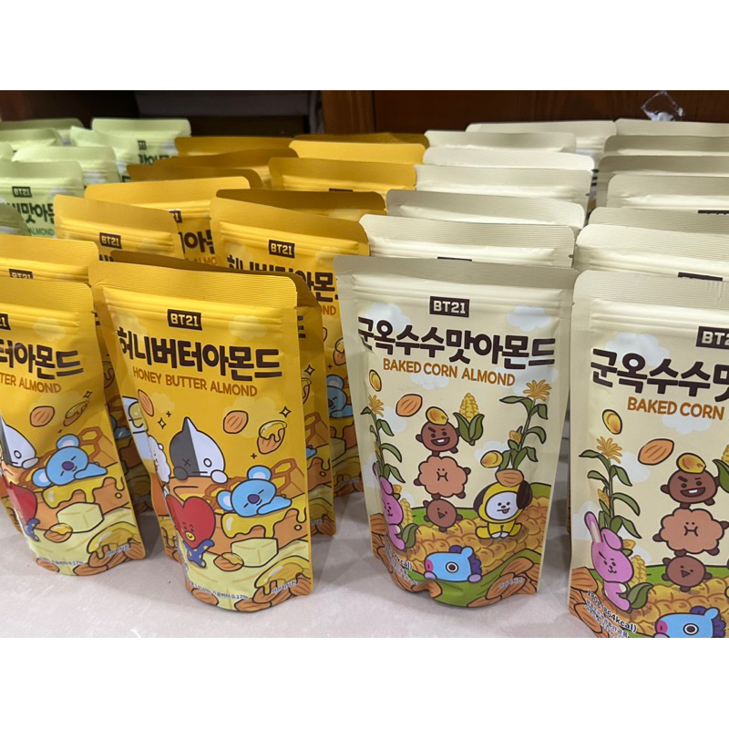 HẠT HẠNH NHÂN TẨM VỊ HÀN QUỐC 30g  BT21