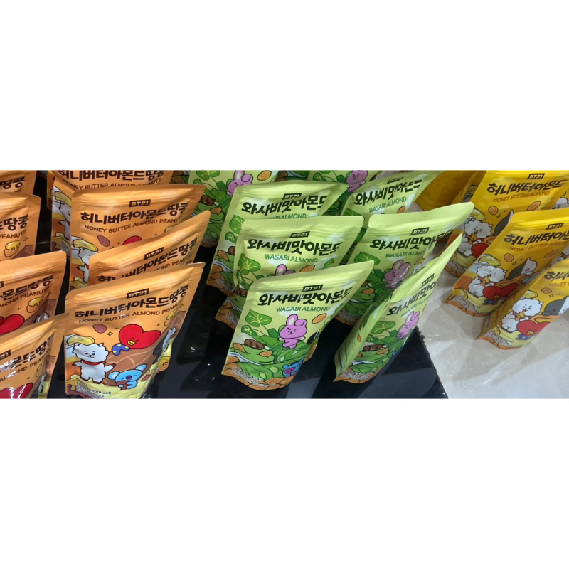 HẠT HẠNH NHÂN TẨM VỊ HÀN QUỐC 30g  BT21