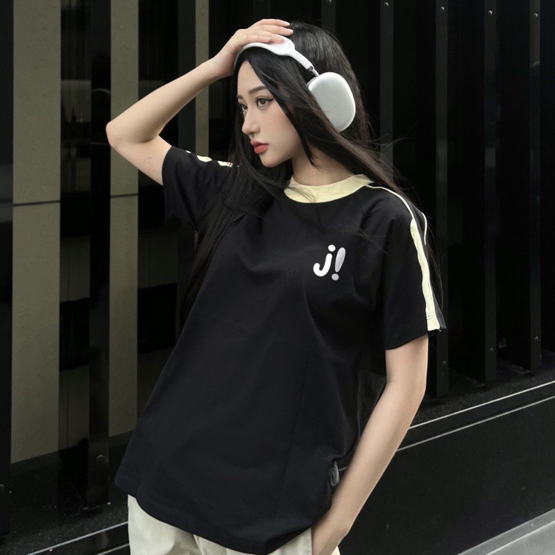 Áo Thun Baby Tee J! Tee Phối Line Nam Nữ Unisex JAYSTOREE Brand 🖤