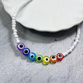 Vòng cổ Evil eye 7 sắc màu