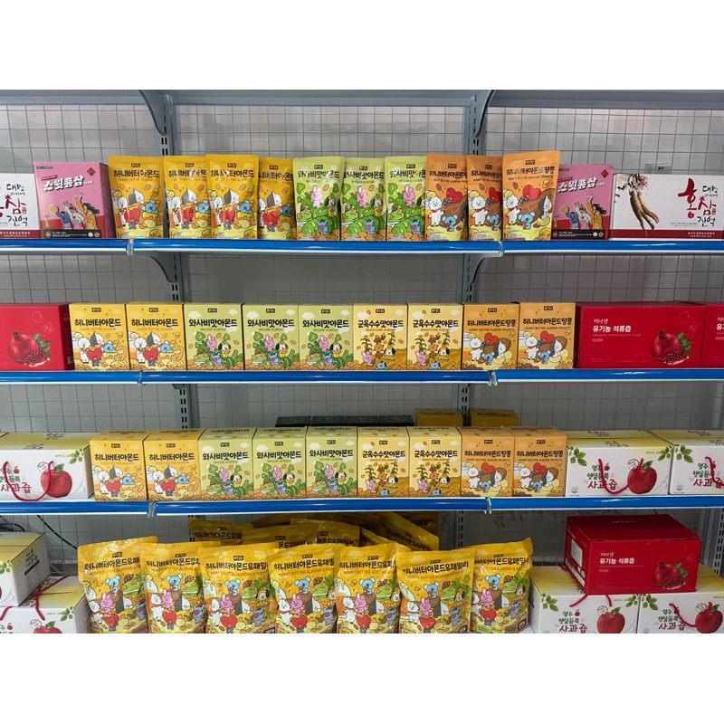 HẠT HANH NHÂN TẨM 180g BT21 HÀN QUỐC