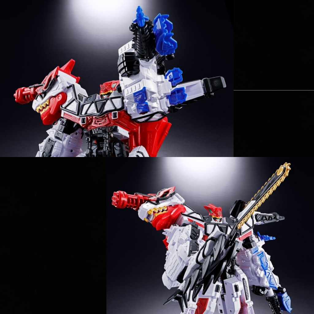 Mô hình đồ chơi chính hãng Prenium Bandai DX Kamitsuki Gattai Brave Kyoryuzin Set - Zyuden Sentai Kyoryuger Brave