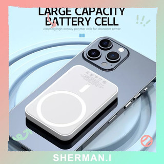 Sạc dự phòng không dây 10.000mah ip 15 pro max/14 pro max / 13 promax và tất cả dòng đt khác có hỗ trợ sạc không dây