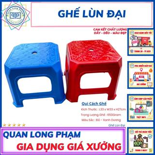 Ghế Nhựa Thấp Mặt Vuông Lớn Ghế Cafe Ghế Trà Sữa ❤️ Giá Sỉ Tận Xưởng ❤️ Ghế Lùn Đại - Nhựa Tốt - Giá Rè