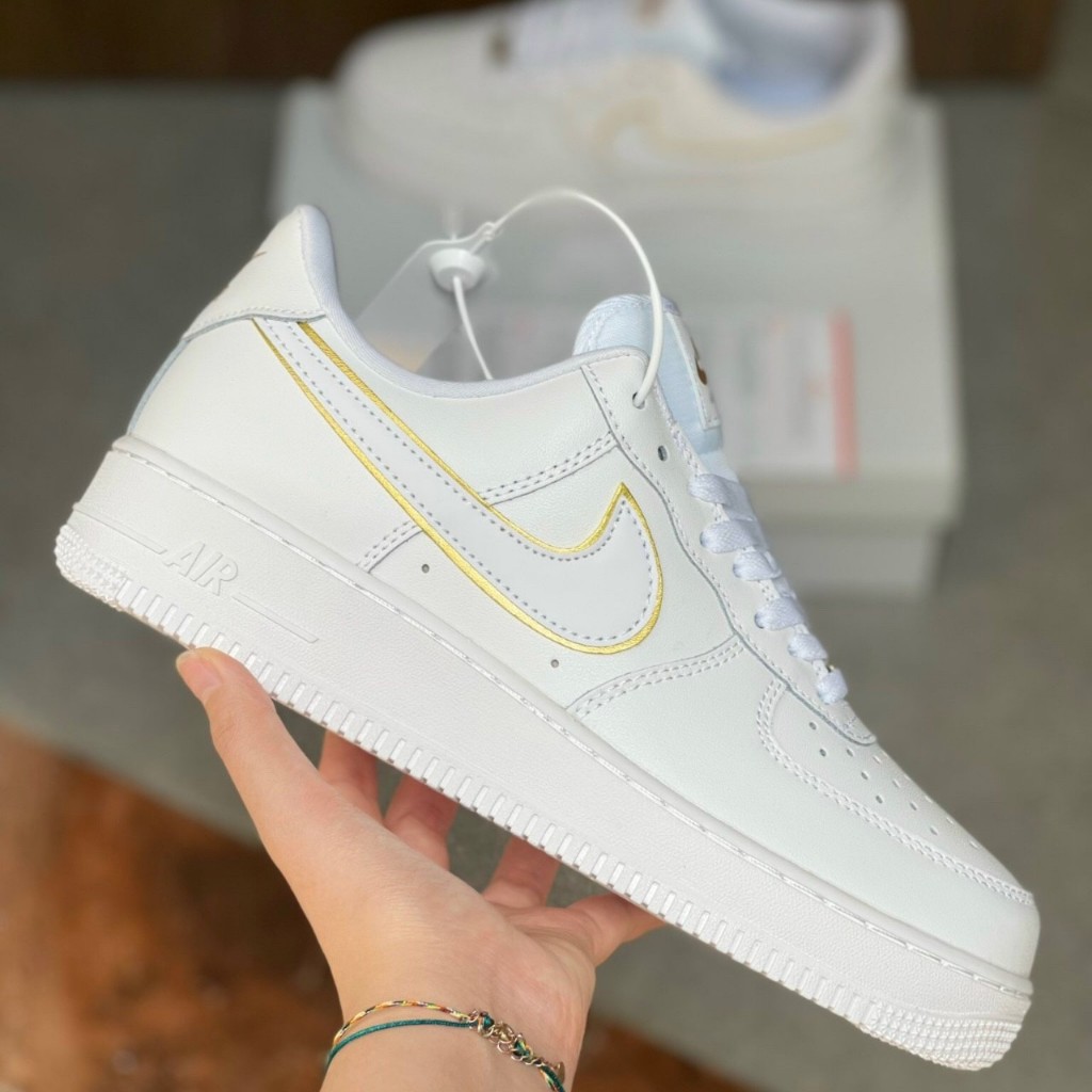 Giày thể thao AF1 móc viền vàng hàng cao cấp Nam Nữ size 36->44
