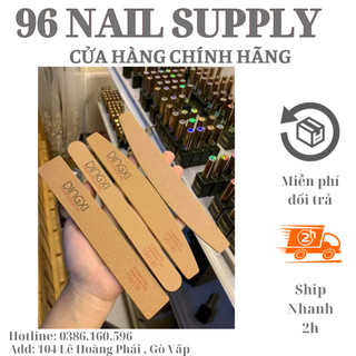 Dũa Móng Tay Dingxi Da Bò Cao Cấp, Dũa Phom Móng Bột 100/180 Siêu Bền