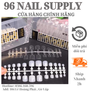 Móng úp chân hsm, móng nối chân chuẩn phom hộp 504 móng