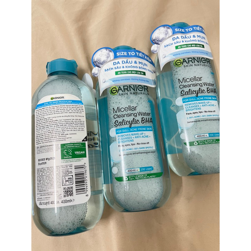 Tẩy Trang Garnier Oil Infused Dầu Nước