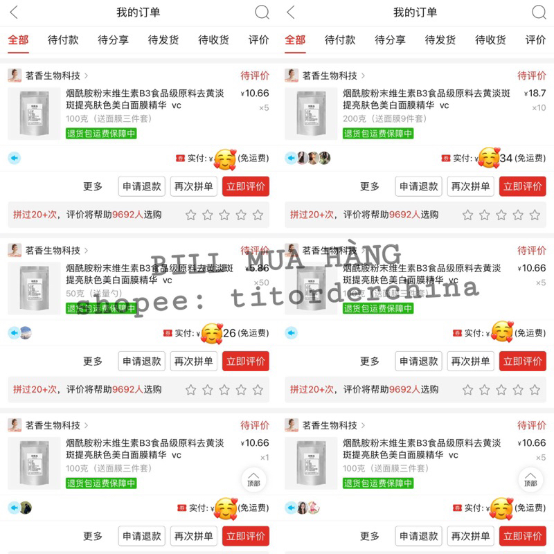 Bột Niacinamide giúp giảm thâm, dưỡng trắng, làm đều màu da