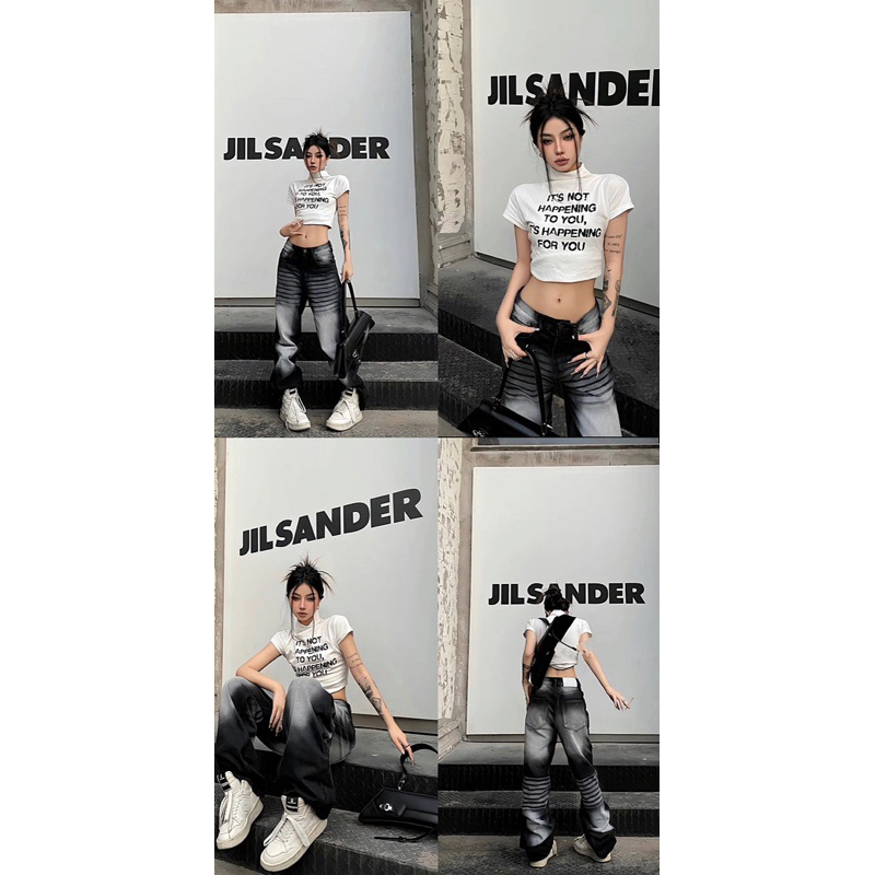 JEANS WASH ĐEN KHÓI BẠC COOL TRƠN NGẦU HALO KAKI cực cháy