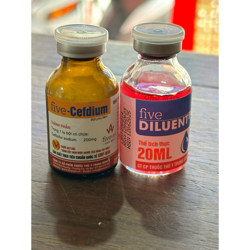 Bộ 2 lọ đặc trị E.coli, Tụ Huyết trùng, bại huyết cho gà, vịt, gia súc