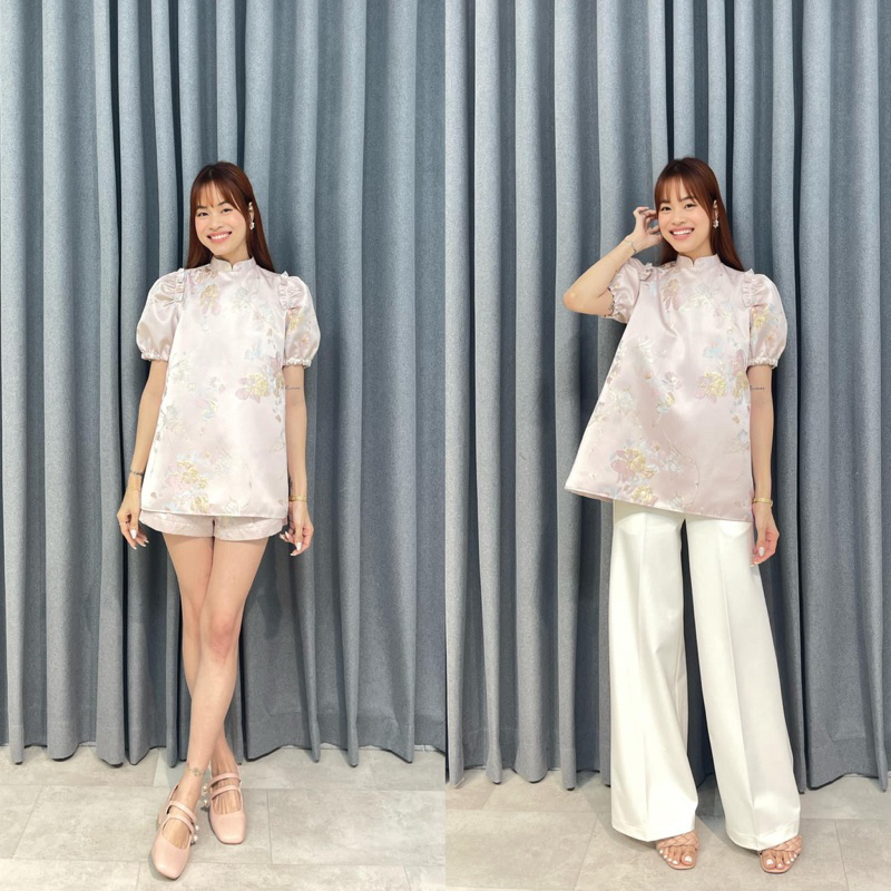 RUBIES Áo Cổ Tàu Autumn Top