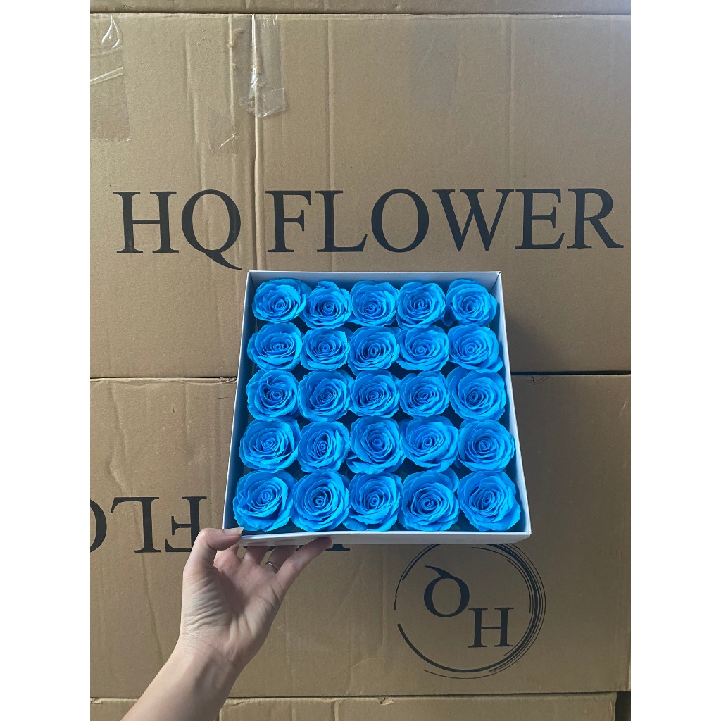 Hoa Hồng Sáp Ecuador Hộp 25 Bông