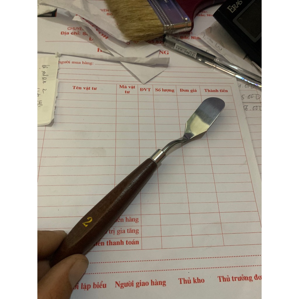 Dụng cụ bay vẽ tranh,bay trộn, xúc màu