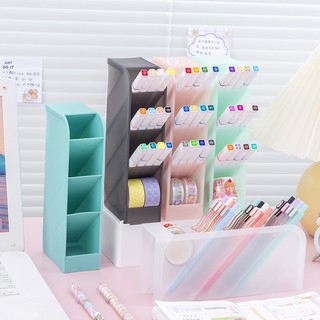 Kệ đựng bút decorme ống đựng bút 4 ngăn đa năng Muji văn phòng phẩm Basic
