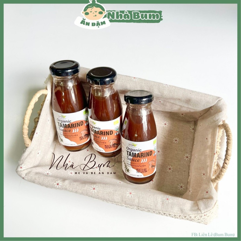 Sốt Me Thái Hữu Cơ LumLum Organic Tarmarind Sauce 200ml