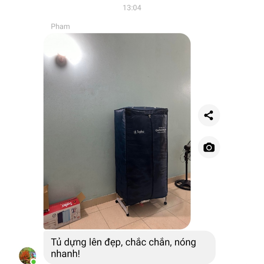 Tủ sấy quần áo Bear 2 tầng chính hãng, Máy sấy quần áo sấy nhanh, công suất 1000W- Bảo Hành 12 tháng