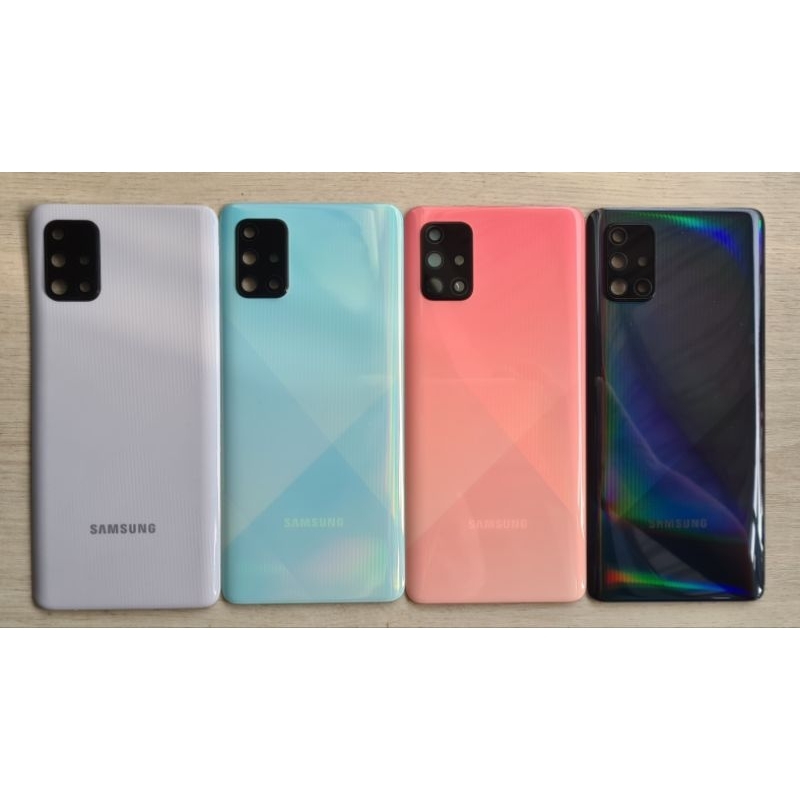 Nắp lưng Samsung A71 SM-A715F , có kính camera sau , không có keo mặt sau