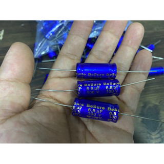 Tụ cản loa mid # tụ 6.8 uf / 100v # tụ 10uf / 100v # tụ cản mid loa kéo bình