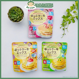 [Date 6-8/25] Bột Bánh Pancake Wakodo 100g cho bé từ 9m - Bột Hotcake - Pancakep Muffin