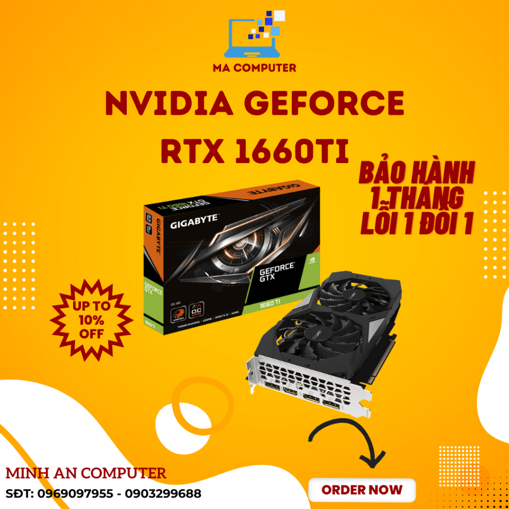 VGA 1660TI Gigabyte Like New