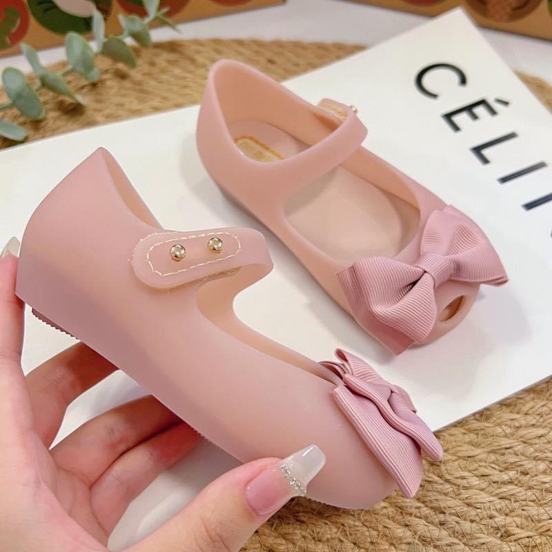 Giày Nhựa Thơm Melissa Nơ Hồng