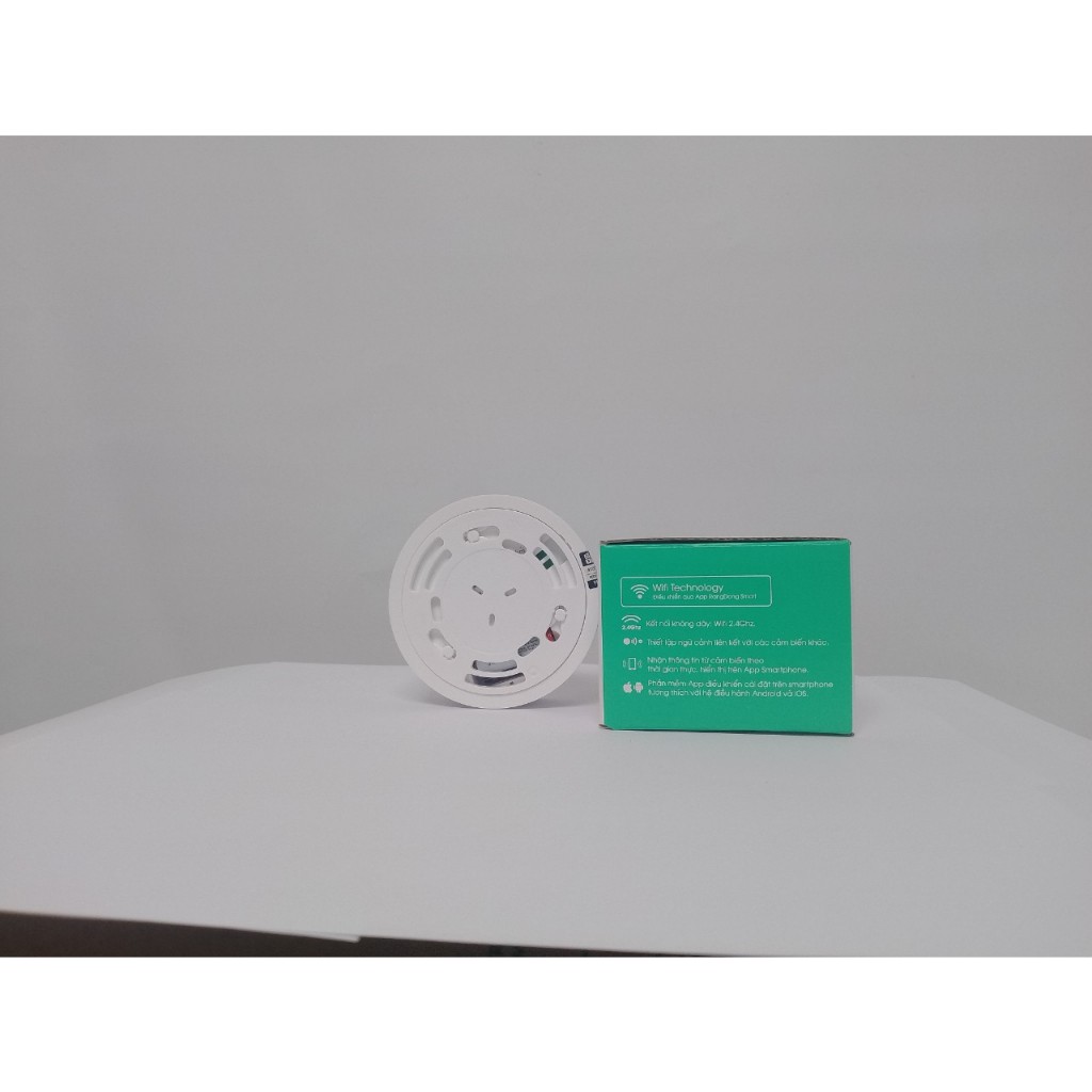 Cảm Biến Khói Wifi Rạng Đông - Cảm Biến Khói Thông Minh Tích Hợp Chuông Báo, Cảnh Báo Trên App - BH 2 Năm
