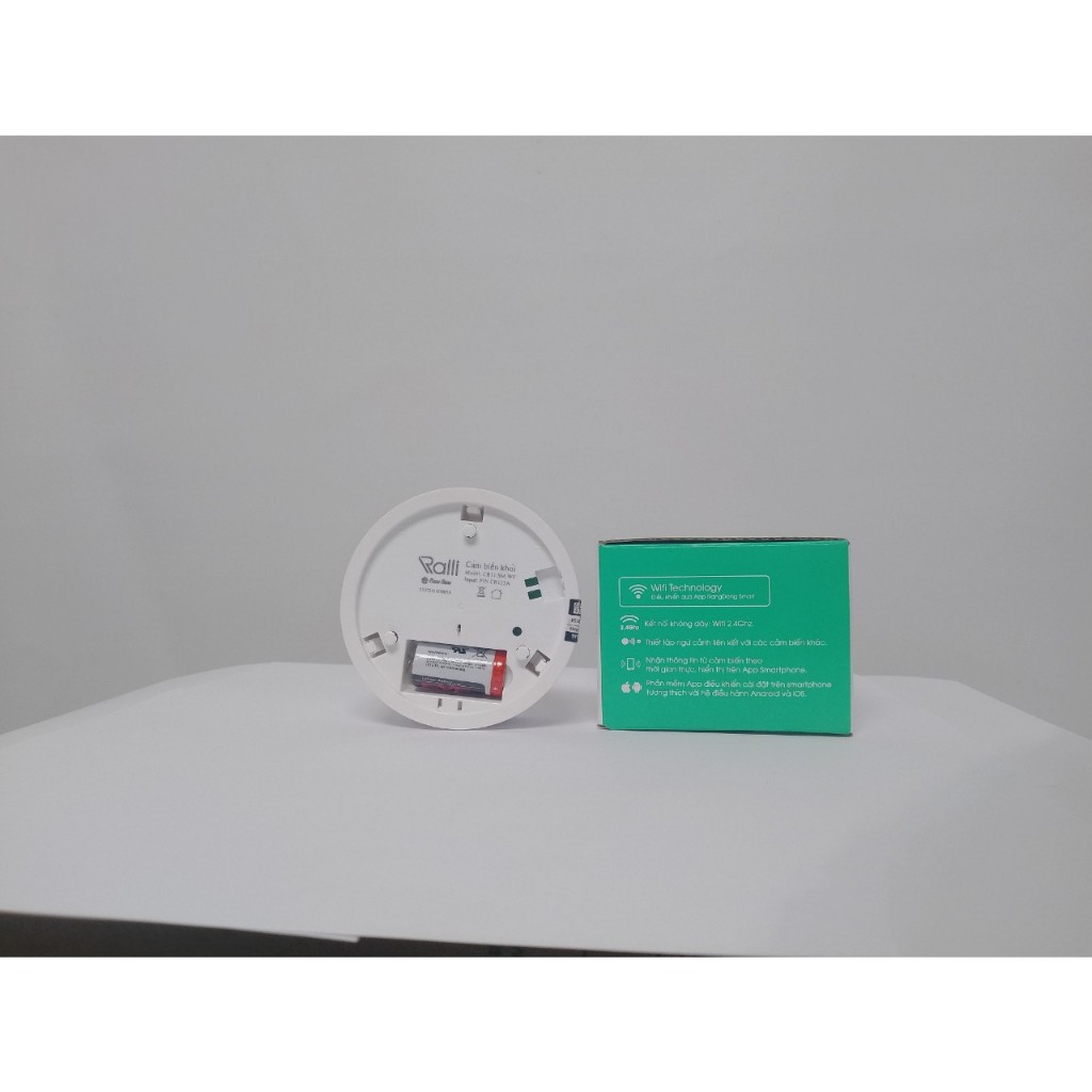 Cảm Biến Khói Wifi Rạng Đông - Cảm Biến Khói Thông Minh Tích Hợp Chuông Báo, Cảnh Báo Trên App - BH 2 Năm