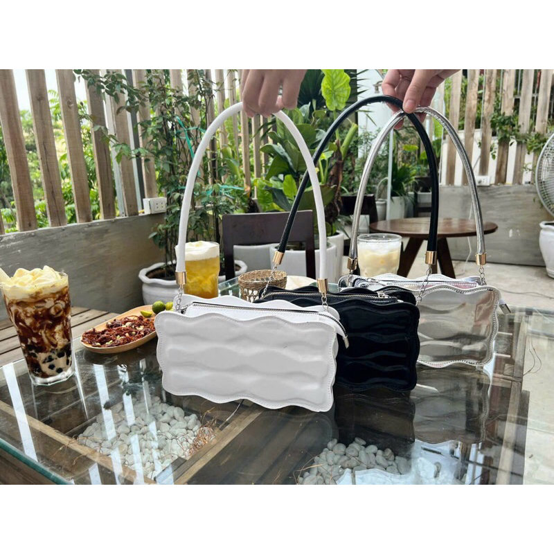 Túi đeo vai hình bánh qui