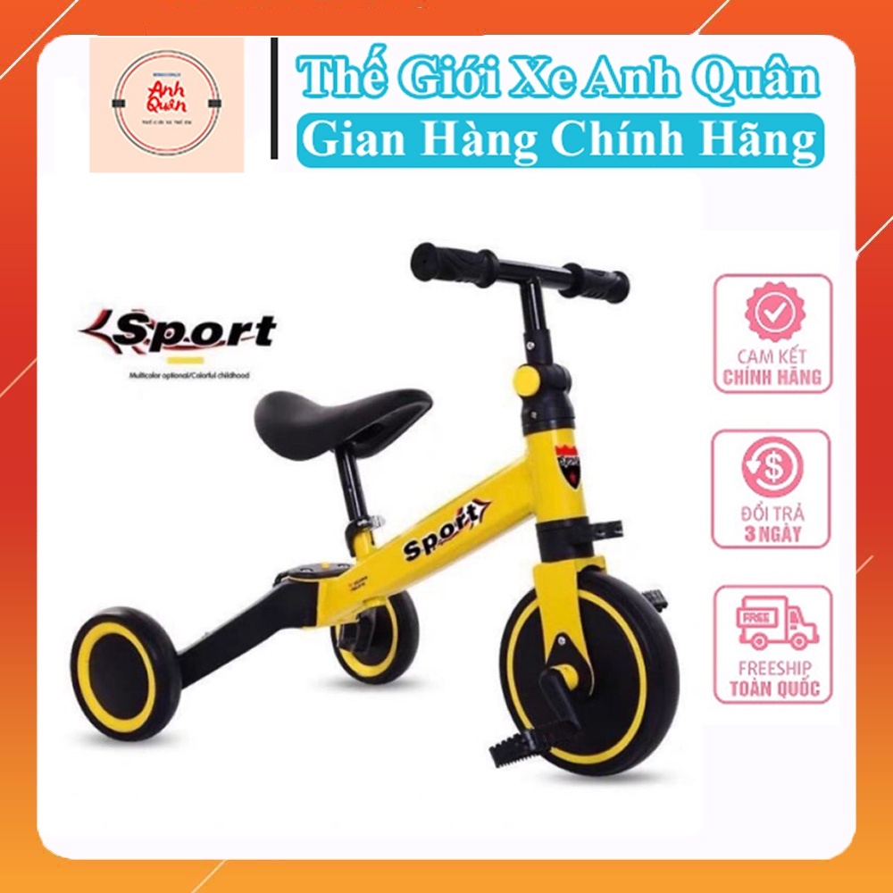 Xe Thăng bằng cho Bé 3in1 Hàng Có Tem Có Bàn Đạp Cho Bé 1 Đến 5 Tuổi KIWICVVL MM