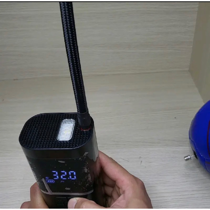 Máy Bơm Hơi Lốp 6000mah  Xe Hơi / Xe Máy / Xe Đạp Điện Không Dây Đa Năng