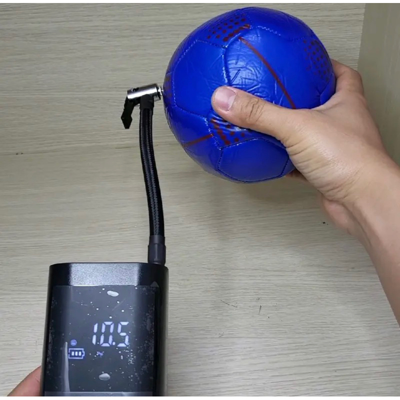 Máy Bơm Hơi Lốp 6000mah  Xe Hơi / Xe Máy / Xe Đạp Điện Không Dây Đa Năng