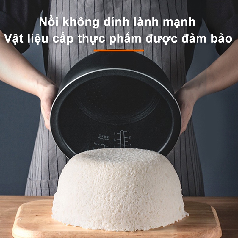 [Chính hãng] OOKAS nồi cơm điện, đa chức năng  dung tích 6L, chảo chống dính, tản nhiệt đồng đều, nấu nhanh, nấu súp và