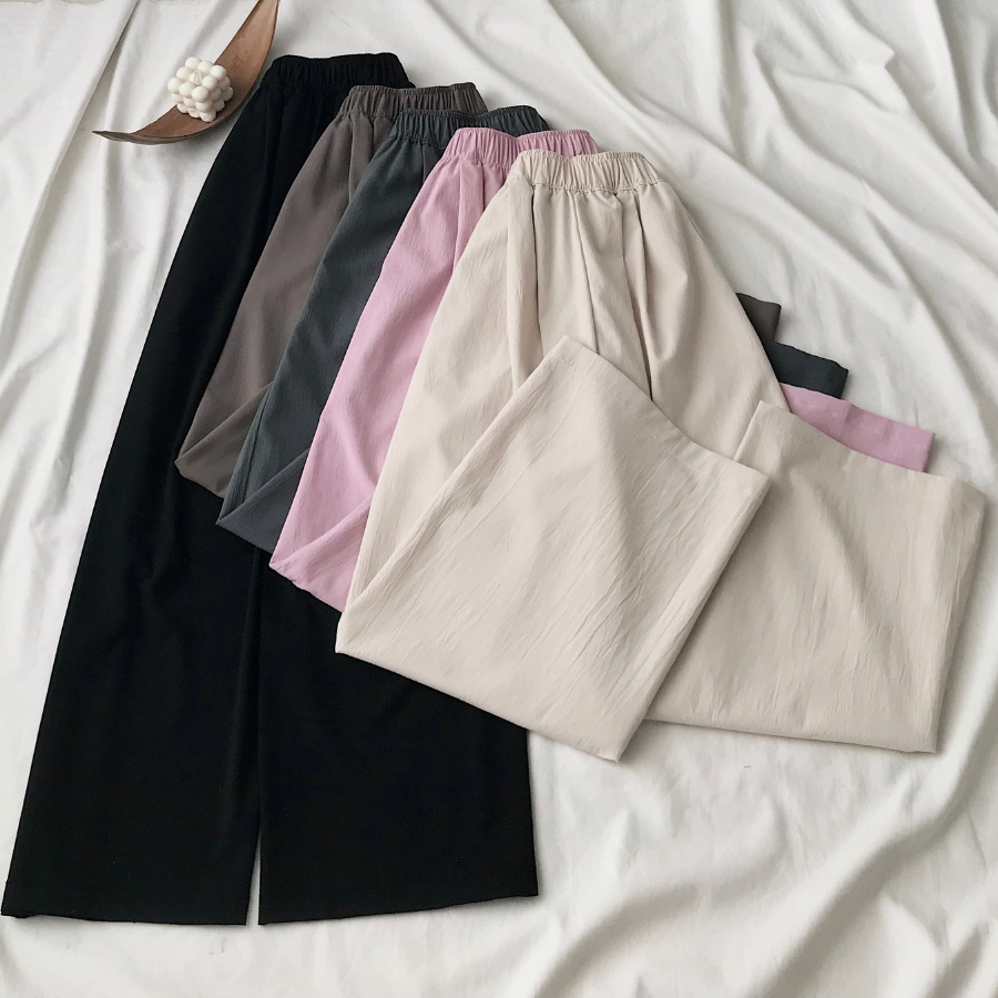 Quần vải suông nữ chất vải xốp hàn mịn SSN 3017 - Jemcloset