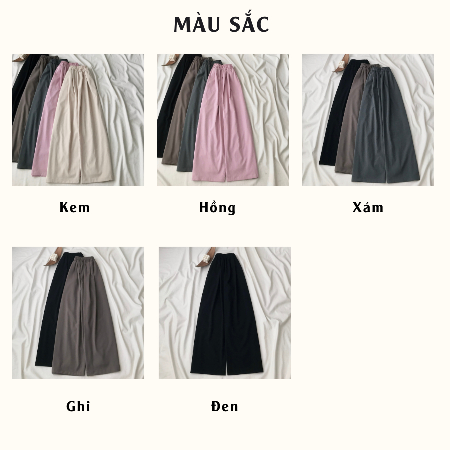 Quần vải suông nữ chất vải xốp hàn mịn SSN 3017 - Jemcloset