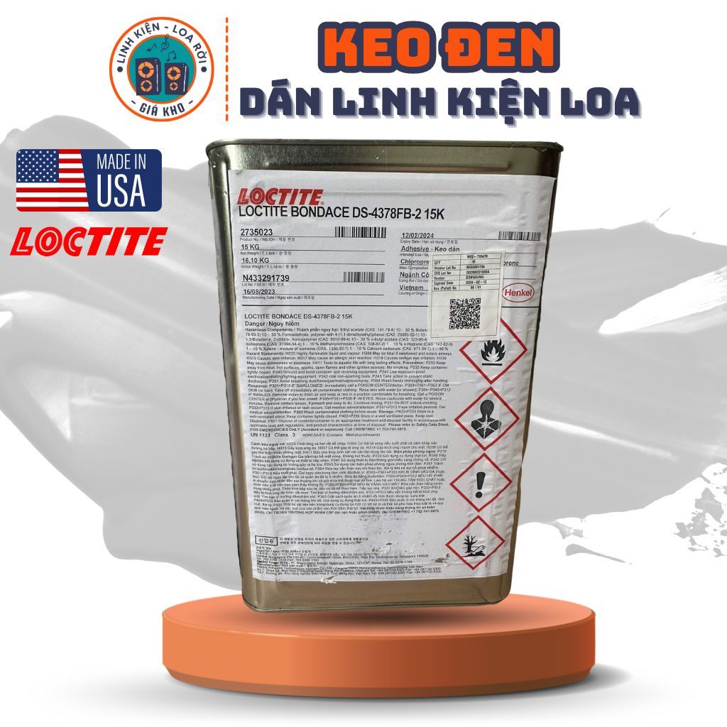 Keo Đen Dán Loa - Hãng Loctite - Mỹ