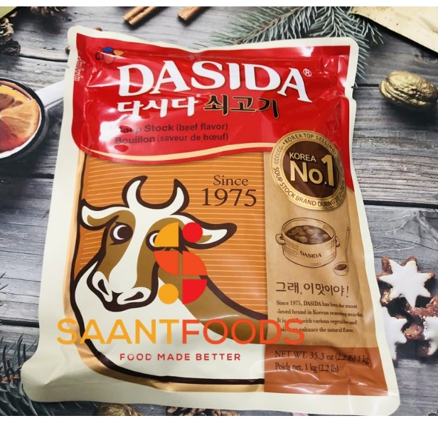 Hạt Nêm Vị Bò Dasida Hàn Quốc - 1Kg