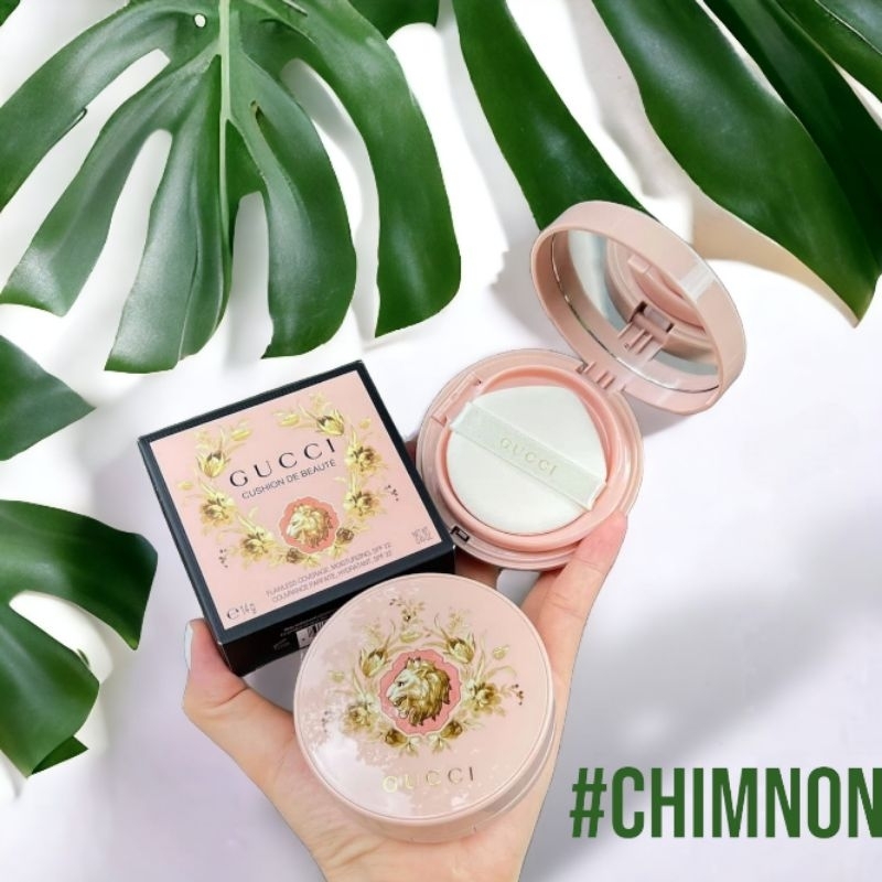 Phấn Nước Cushion Gucci Dưỡng Ẩm Mỏng Nhẹ Tone 01 02 03 SPF22