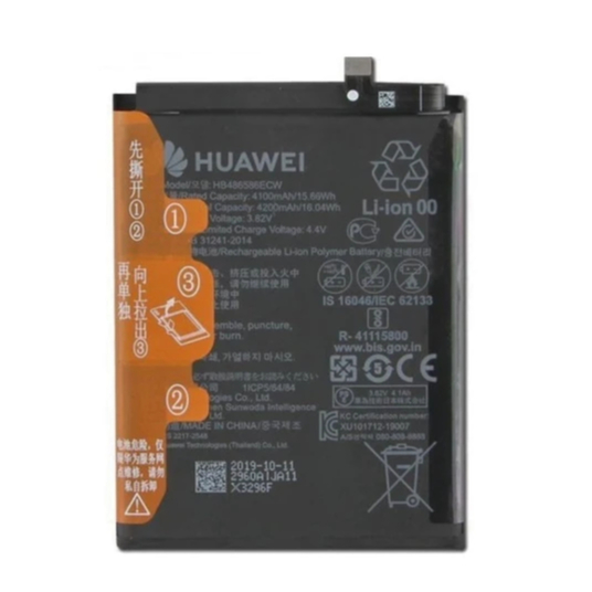 Pin Huawei Mate 30 / Mate 30 Pro / Nova 6 / Nova 6 SE / Honor View 30 / Nova 7i / P40 Lite 4G - HB486586ECW - 4200mAh