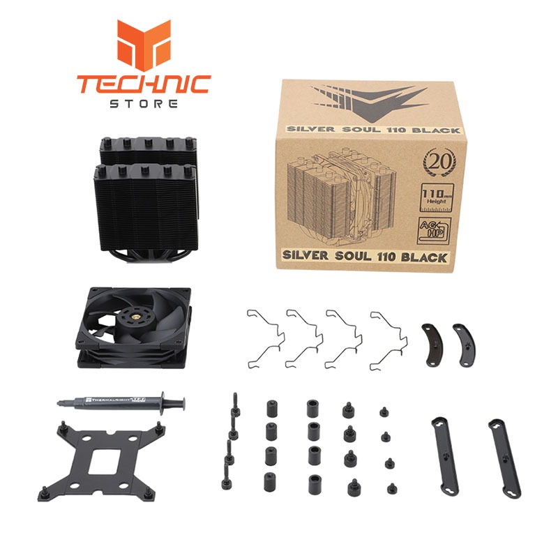 Tản nhiệt CPU Thermalright Silver Soul 110 BLACK SS110 BLACK