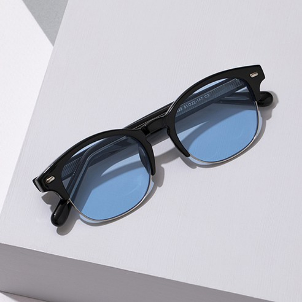 Kính râm chống tia UV hãng RECLOW Hàn Quốc mã E528 màu xanh dương