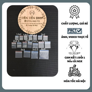 100 chiếc túi zip nhỏ,Túi zip mini đựng trang sức, đá quý tientienshop