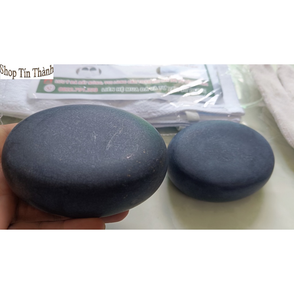 Cặp đá chườm gan - đá nhám chất lượng 500g