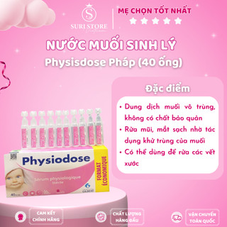 Nước muối Physiodose Pháp - 40 ống