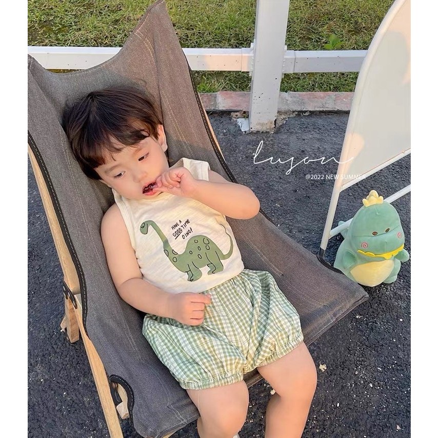 Bộ thun gira dành cho bé trai 8 - 23kg - NHIMBABI