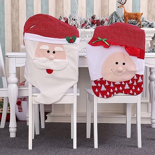 Tấm Phủ Bọc Lưng Ghế Ông Bà Già N20 Trang Trí Noel Giáng Sinh