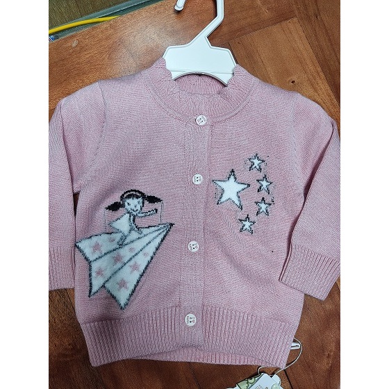 Áo khoác len digan cho bé phong cách Hàn Quốc  từ 4-10kg L2